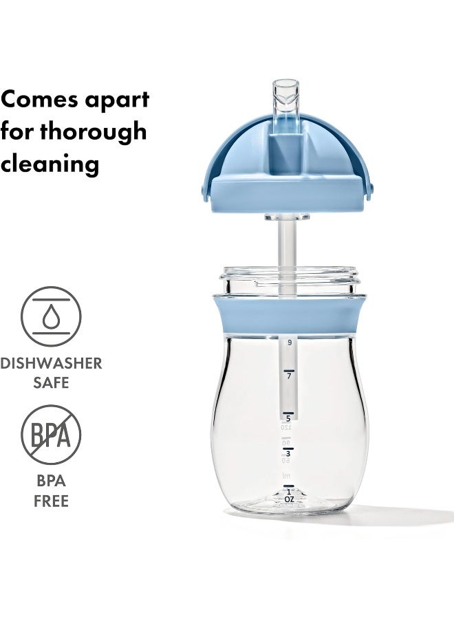 OXO كوب الشرب OXO Tot Transitions بسعة 9 أونصات مع قشة - غسق - Image 3